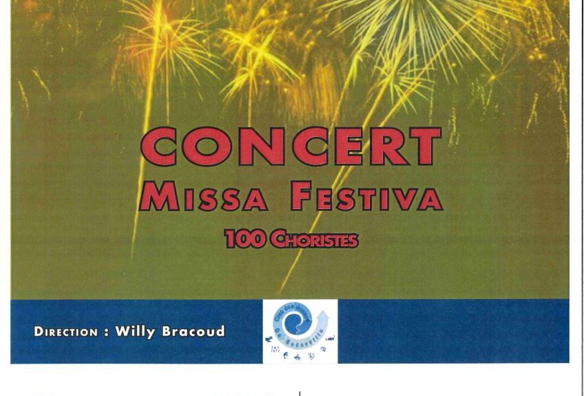 Affiche concert Missa Festiva
