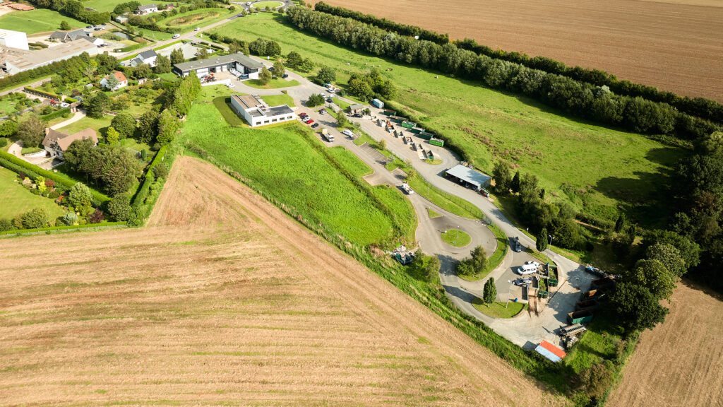 photo Drone Dechetterie de goderville Vue du Ciel