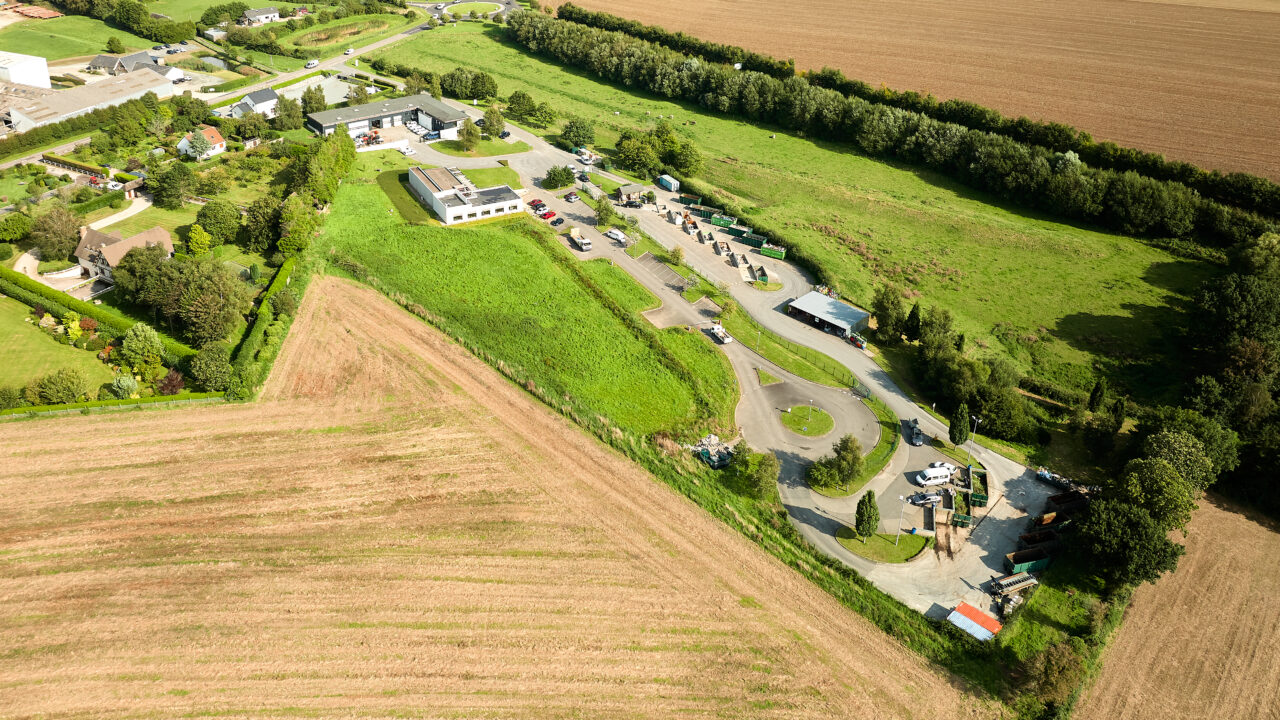 photo Drone Dechetterie de goderville Vue du Ciel