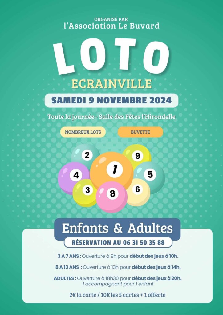 Loto Le Buvard Ecrainville