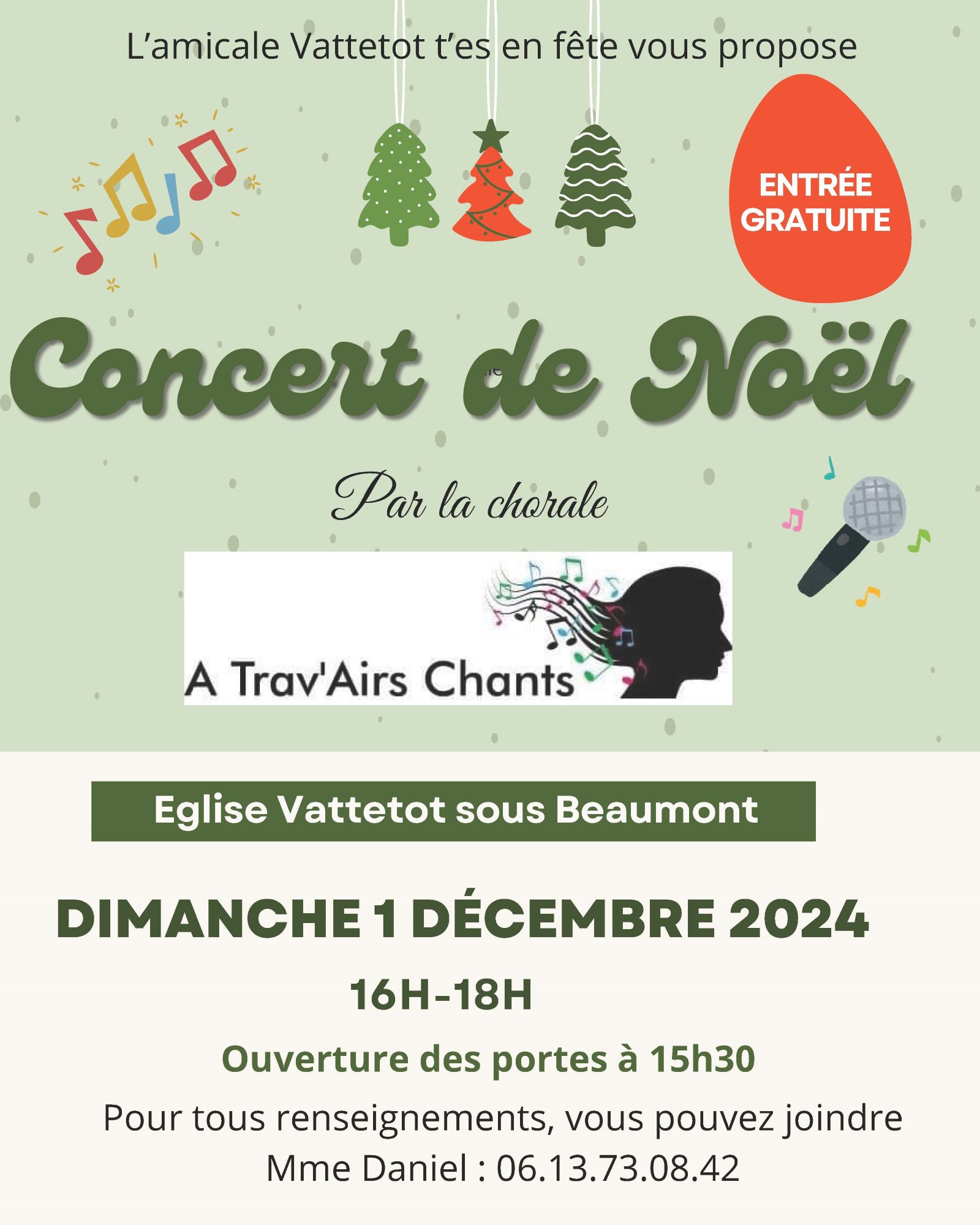 Affiche Concert De Noel