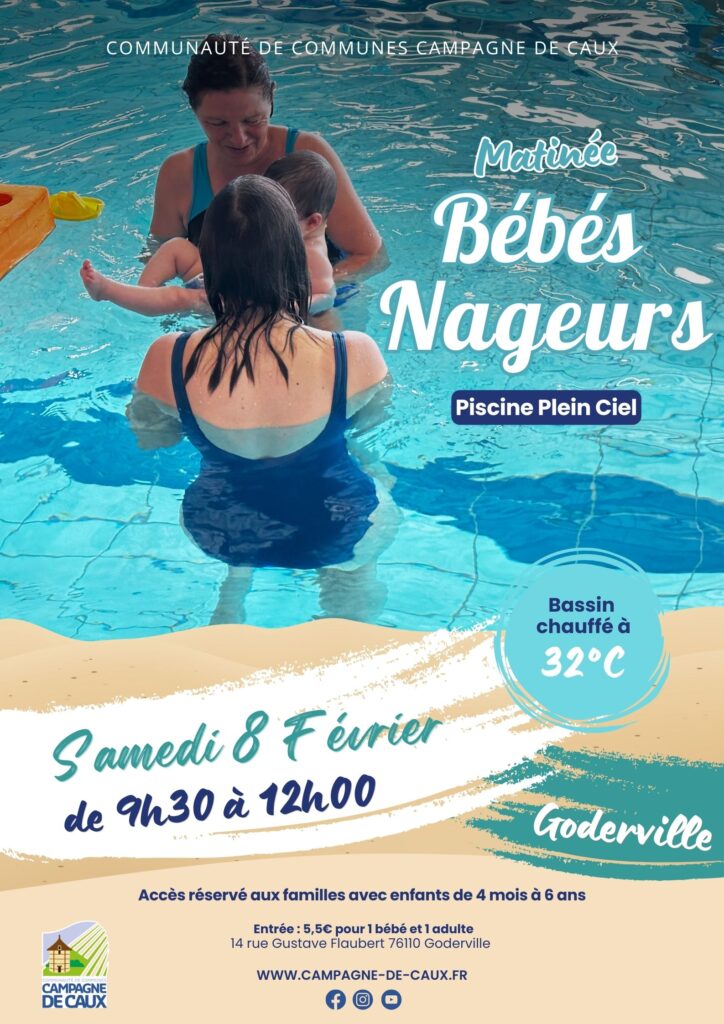 Bébes Nageurs Affiche